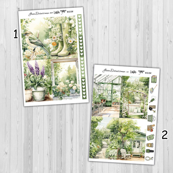 Load image into Gallery viewer, Lush - Big Happy Planner weekly sticker kit
