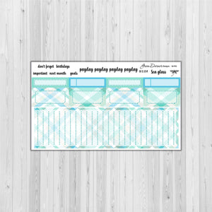 Big Happy Planner Monthly - Sea Glass - customizable monthly