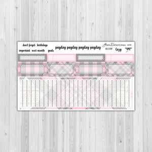 Big Happy Planner Monthly - Cozy - plaid customizable monthly