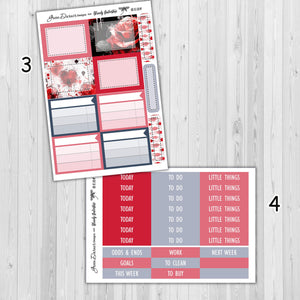 Bloody Valentine - Big Happy Planner weekly sticker kit