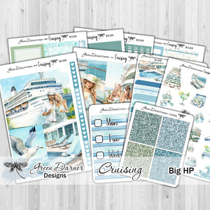 Cruising - Big Happy Planner weekly sticker kit