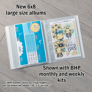 Hibiscus sticker storage albums