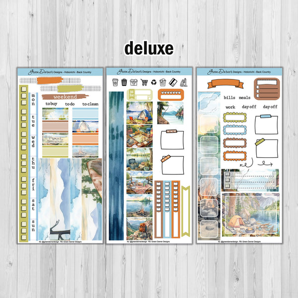 Load image into Gallery viewer, Back Country - Hobonichi Weeks sticker kit
