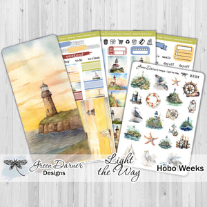 Light the Way - Hobonichi Weeks sticker kit