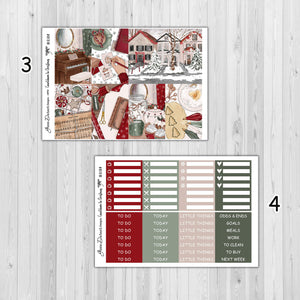 Countdown to Christmas - Happy Planner weekly sticker kit