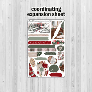 Countdown to Christmas - standard vertical/Erin Condren weekly planner sticker kit