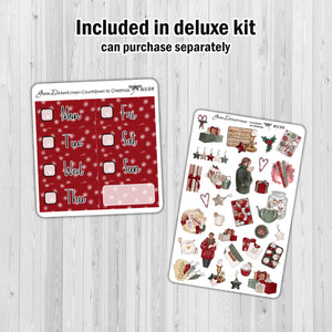 Countdown to Christmas - Big Happy Planner weekly sticker kit