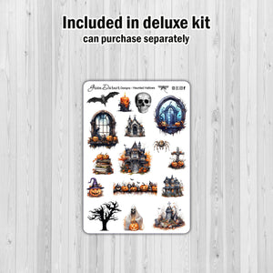 Haunted Hallows - Happy Planner weekly sticker kit