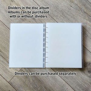 Album Dividers for Green Darner Designs Disc sticker albums