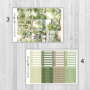 Lush - standard vertical/Erin Condren weekly planner sticker kit