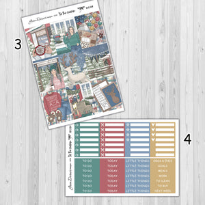 'Tis the Season - standard vertical/Erin Condren weekly planner sticker kit