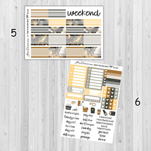 Ring in the New Year - standard vertical/Erin Condren weekly planner sticker kit