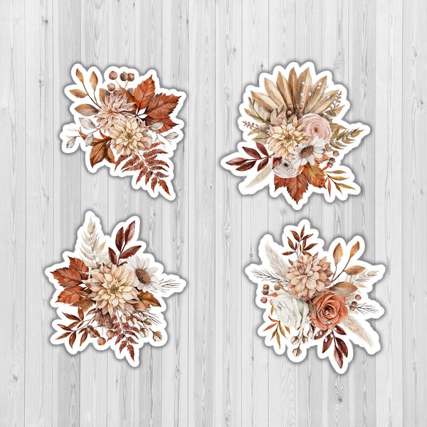Load image into Gallery viewer, Fall Bouquet sticker flakes
