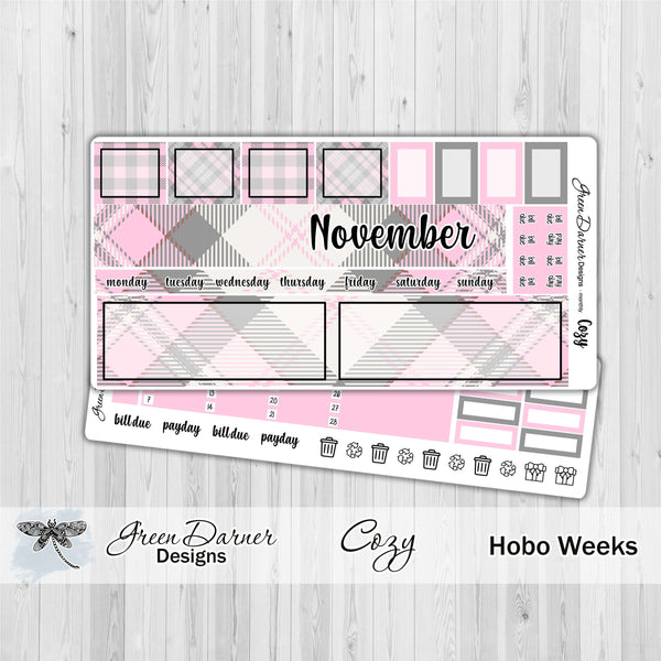 Load image into Gallery viewer, Hobonichi Weeks - Cozy - plaid customizable monthly
