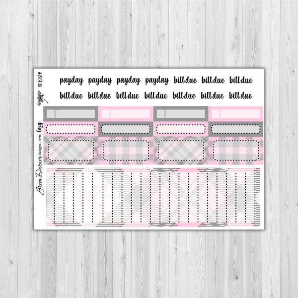 Load image into Gallery viewer, Happy Planner Monthly - Cozy - plaid customizable monthly
