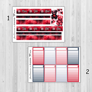 Bloody Valentine - Happy Planner weekly sticker kit