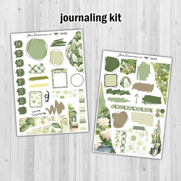 Load image into Gallery viewer, Lush Journaling sticker kit
