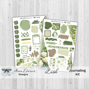 Lush Journaling sticker kit