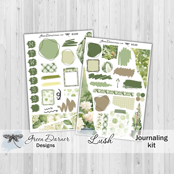 Load image into Gallery viewer, Lush Journaling sticker kit
