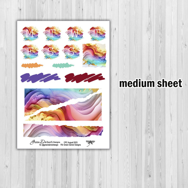 Load image into Gallery viewer, CPC Summer&#39;s End sale 2023 purchasable sale freebie - Abstract Rainbow
