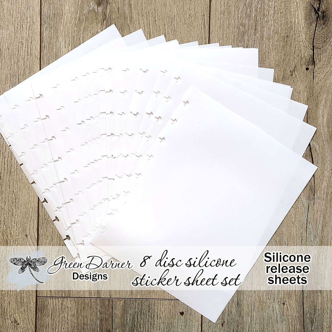 Silicone refill sheets for Disc sticker albums