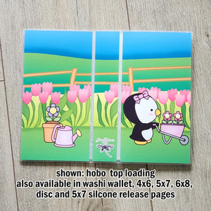 Spring Garden sticker storage albums