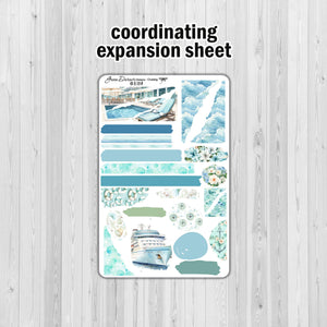 Cruising - standard vertical/Erin Condren weekly planner sticker kit
