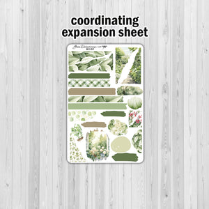 Lush - standard vertical/Erin Condren weekly planner sticker kit