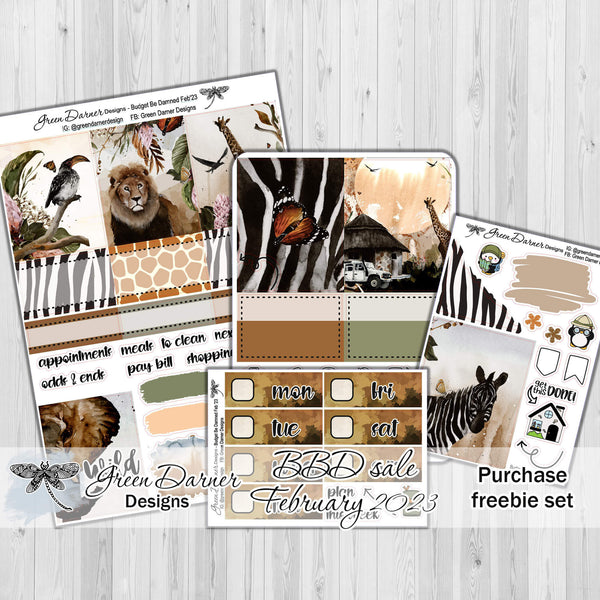 Load image into Gallery viewer, BBD February 2023 purchasable sale freebie - Safari

