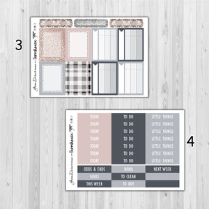 Farmhouse - Big Happy Planner decorative weekly planner sticker kit
