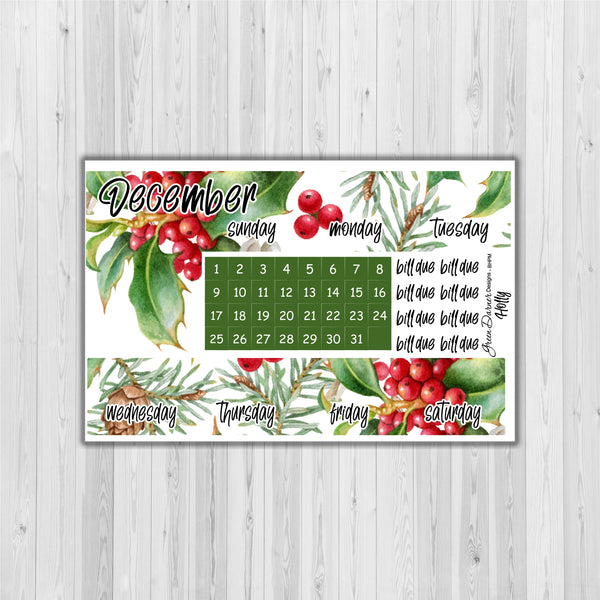 Load image into Gallery viewer, Big Happy Planner Monthly - Holly - customizable month
