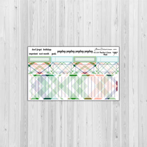 Big Happy Planner Monthly - Peaches and Green - customizable monthly