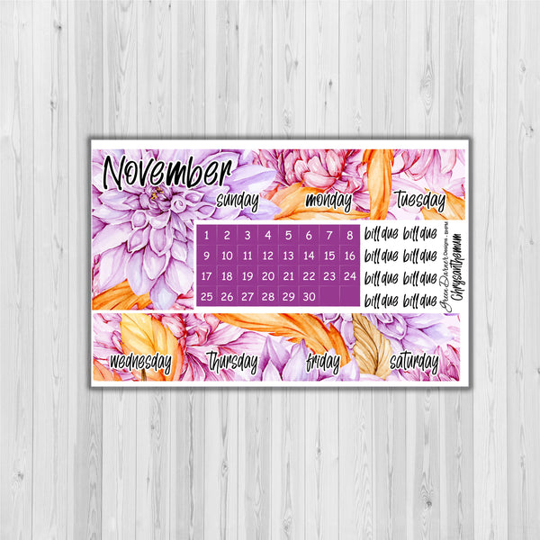 Load image into Gallery viewer, Big Happy Planner Monthly - Chrysanthemum - customizable month
