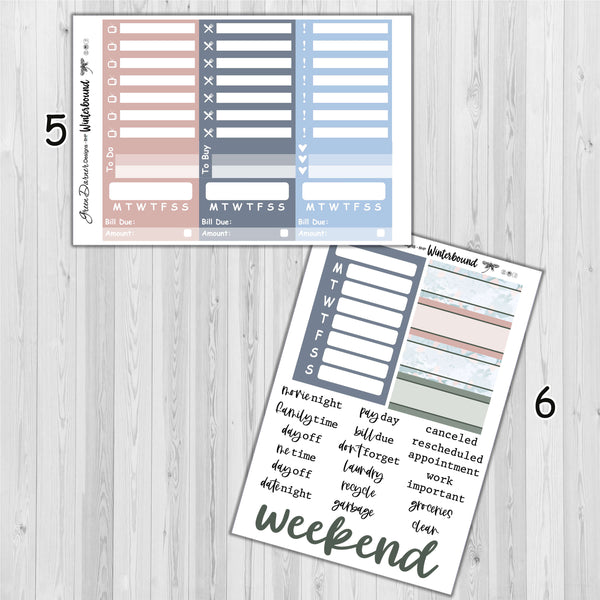 Load image into Gallery viewer, Winterbound - Big Happy Planner decorative weekly planner sticker kit

