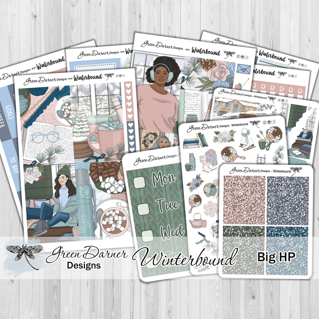 Winterbound - Big Happy Planner decorative weekly planner sticker kit