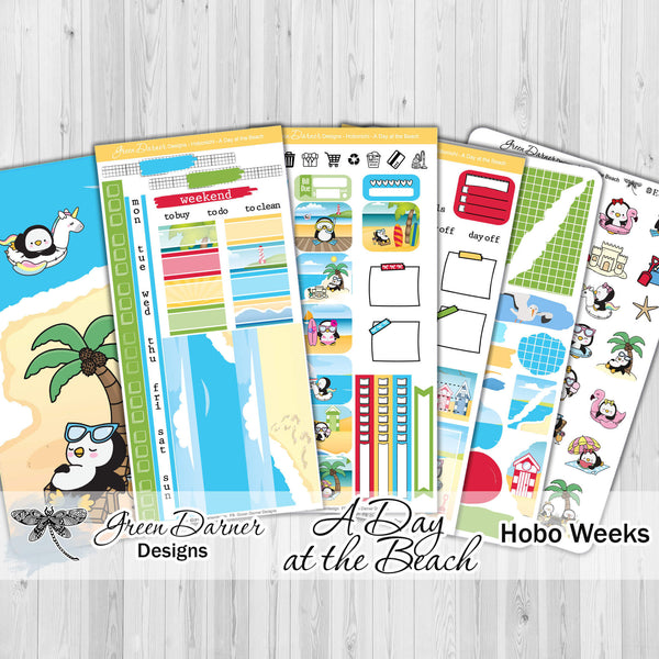 Load image into Gallery viewer, A Day at the Beach - Hobonichi Weeks kit
