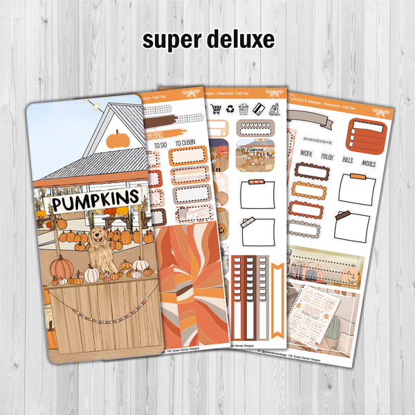 Load image into Gallery viewer, Fall Fair - Hobonichi Weeks decorative weekly planner sticker kit
