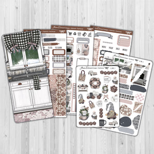 Farmhouse - Hobonichi Weeks decorative weekly planner sticker kit