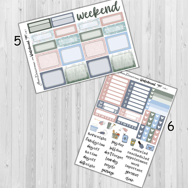 Load image into Gallery viewer, Winterbound - Happy Planner decorative weekly planner sticker kit
