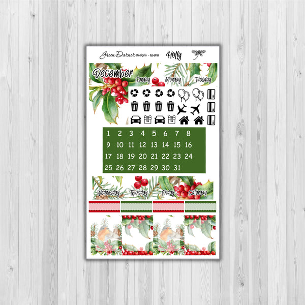 Load image into Gallery viewer, Mini Happy Planner - Holly - customizable month
