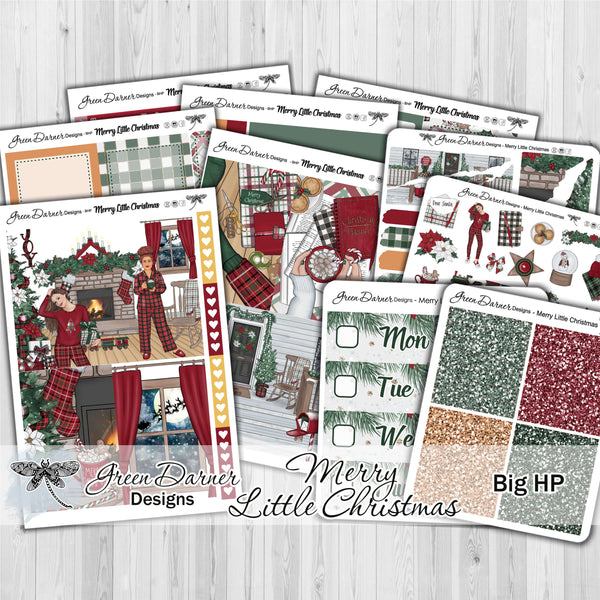 Load image into Gallery viewer, Merry Little Christmas - Big Happy Planner decorative weekly planner sticker kit
