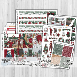 Merry Little Christmas - Happy Planner decorative weekly planner sticker kit