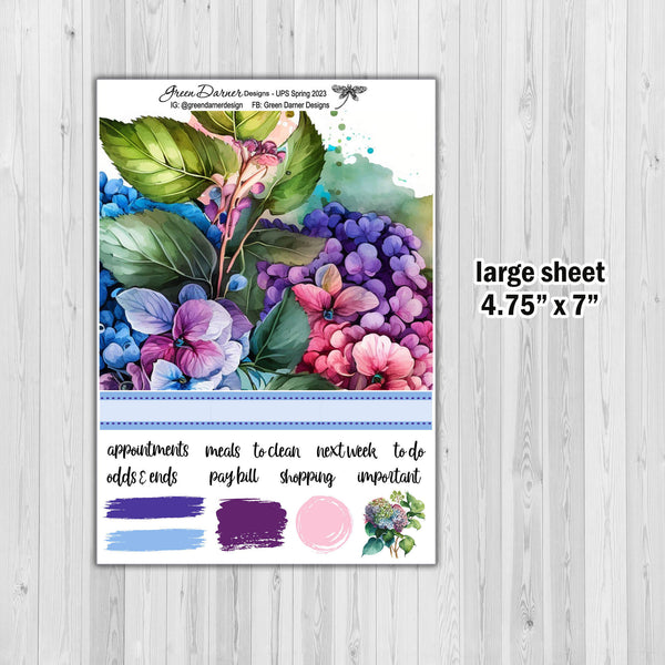 Load image into Gallery viewer, UPS Spring 2023 purchasable sale freebie - Hydrangea
