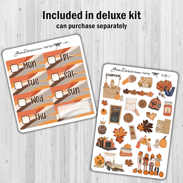 Load image into Gallery viewer, Fall Fair - Big Happy Planner decorative weekly planner sticker kit
