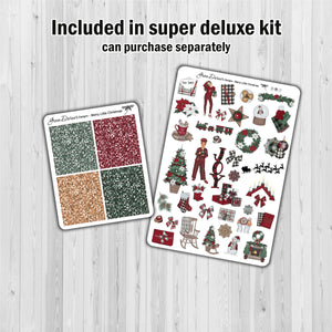 Merry Little Christmas - Happy Planner decorative weekly planner sticker kit