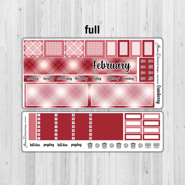 Load image into Gallery viewer, Hobonichi Weeks - Cranberry plaid - customizable monthly
