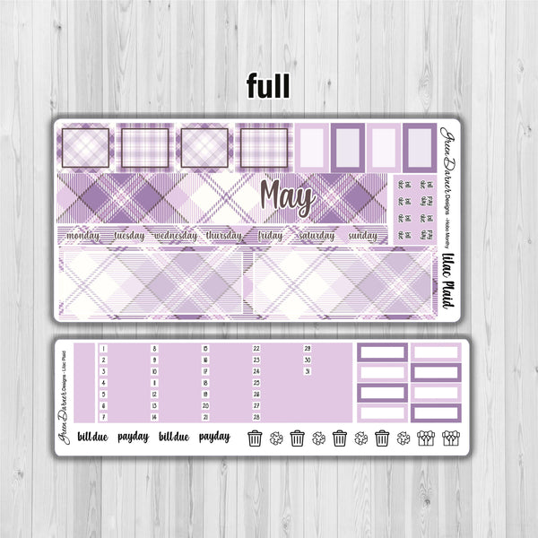 Load image into Gallery viewer, Hobonichi Weeks - Lilac plaid - customizable monthly
