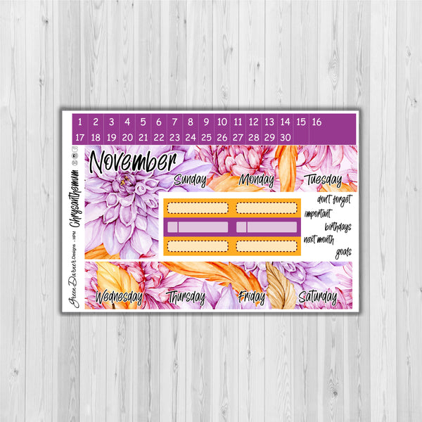 Load image into Gallery viewer, Happy Planner Monthly - Chrysanthemum  - customizable month
