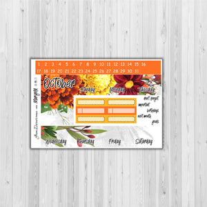 Happy Planner Monthly - Marigold  - customizable month
