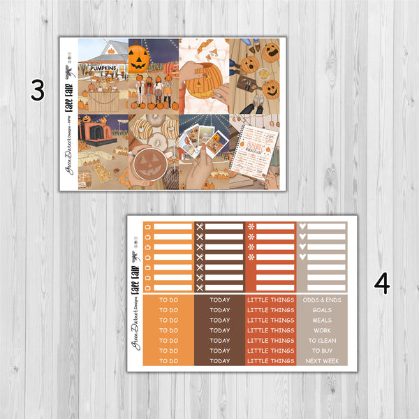 Load image into Gallery viewer, Fall Fair  - Happy Planner decorative weekly planner sticker kit
